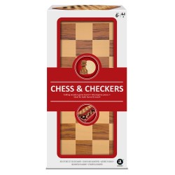  Wooden Game Chess&Checkers Set TG1905