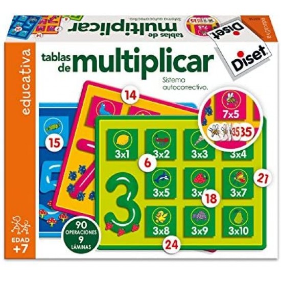 Spēle REIZINĀŠANAS TABULA Diset Multiply 63972