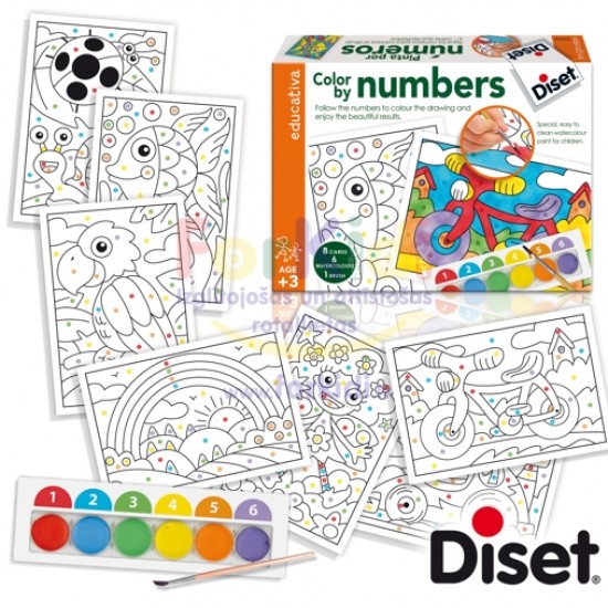 Veidošanas komplekts Diset Painting With Numbers 63963