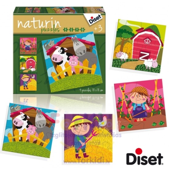 Puzles mazuļiem Diset Naturin Farm 69958