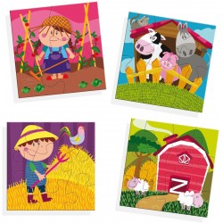 Puzles mazuļiem Diset Naturin Farm 69958