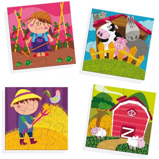 Puzles mazuļiem Diset Naturin Farm 69958