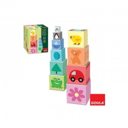 Attīstoša rotaļlieta kluči "Mācīties skaitīt" Goula Pile-Up Cubes 1-10 55218