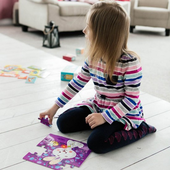 Puzle (divpusīga un krāsojama) Dodo Puzzle Coloring 2 in 1 Rabbit 300121