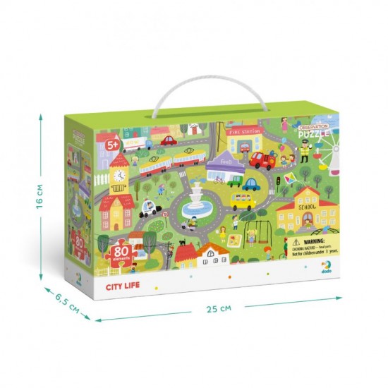 Puzle - spēle Dodo City Life 80 pcs 300135