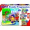 Puzles mazuļiem profesijas Educa Borras Puzzles Progressive 6-9-12-16 pcs 13085