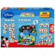 Spēļu komplekts puzles - memo - domino Educa Borras 4 in 1 Superpack Disney Mickey Mouse 13749