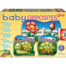 Puzles mazuļiem Educa Borras Puzzles Baby Opposites 14900