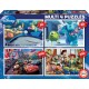 Puzles 4x Educa Borras Multi Disney 4 Puzzles (50-80-100-150 pcs) 15615
