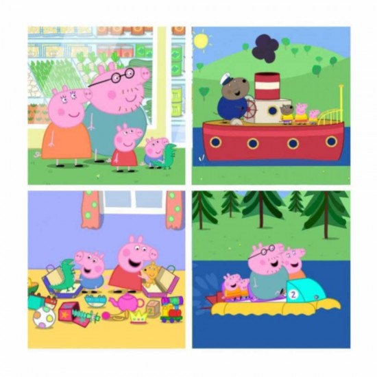 Puzles mazuļiem Educa Borras Puzzles Progressive Peppa Pig 6 - 9 - 12 - 16 pcs 15918.