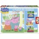 Puzles mazuļiem Educa Borras Puzzles Progressive Peppa Pig 6 - 9 - 12 - 16 pcs 15918.