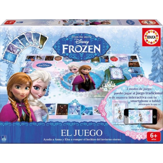 Board game (in Spanish) Educa Games Frozen, Juice Table Interactive 16219