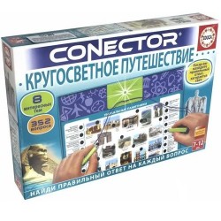 Electronic board game - quiz (in Russian) Educa Conector Travelling World RU 17477