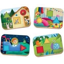 Puzles - formas Educa Borras Puzzles Baby Forms 18121