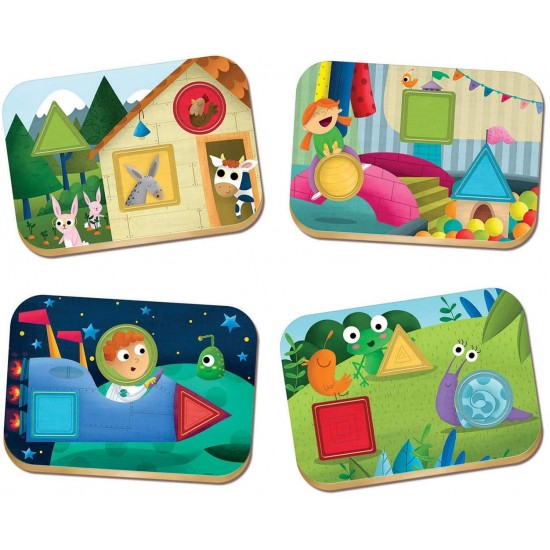 Puzles - formas Educa Borras Puzzles Baby Forms 18121