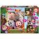 Puzles mazuļiem Maša un Lācis Educa Borras Puzzles Masha and the Bear 12 - 16 - 20 - 25 pcs 18642