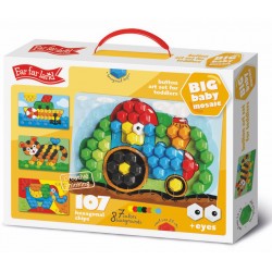 Mozaīka Far Far Land Big Baby Mosaic TRACTOR 107 pcs (hexagonal chips) F-02519