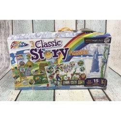 Puzles 3x15 gab. + auguma mērītājs Grafix Fairy Tale Puzzle + Height Chart 120324