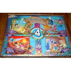 Puzles no pasakām 4x45 gab. Grafix Fairy Tale Puzzles 4x45 pcs 120253
