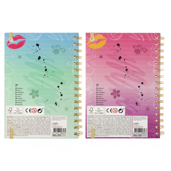 Blociņš Grafix Notebook A5 60 Ruled Sheets 2 assorted 140017