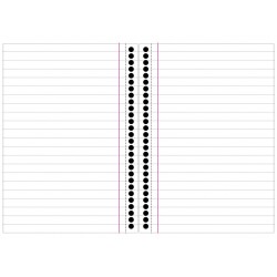 Blociņš Grafix Notebook A5 60 Ruled Sheets 2 assorted 140017