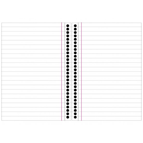 Blociņš Grafix Notebook A5 60 Ruled Sheets 2 assorted 140017