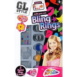 Rokdarbu komplekts - gredzeni Grafix GL Style Create Your Own Bling Rings 152942