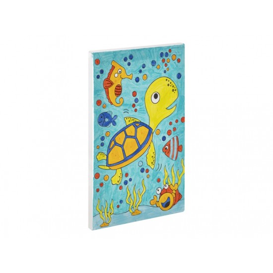 Kanva+6 krāsas glezna pēc cipariem Grafix Paint By Number Canva 4 ass. 150007
