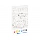 Kanva+6 krāsas glezna pēc cipariem Grafix Paint By Number Canva 4 ass. 150065