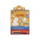 Grāmata ar uzlīmēm Grafix Colour your own stickers & 3 double-ended pencils 150090