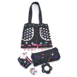 Rokdarbu komplekts Grafix MYO Denim Accessories (bag) 160071