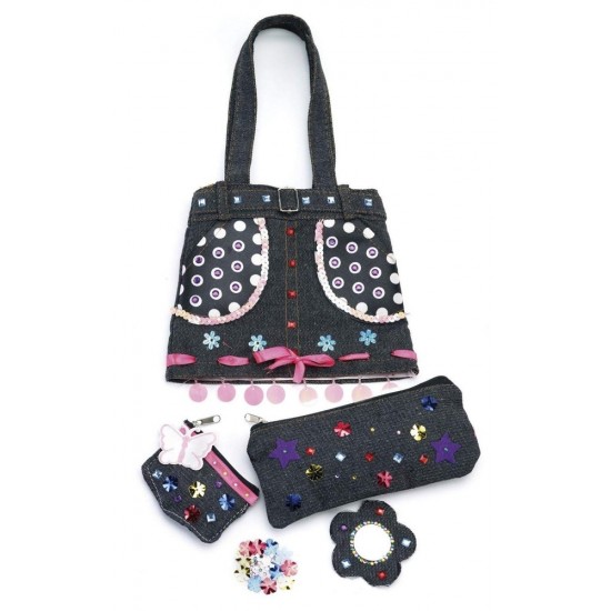 Rokdarbu komplekts Grafix MYO Denim Accessories (bag) 160071