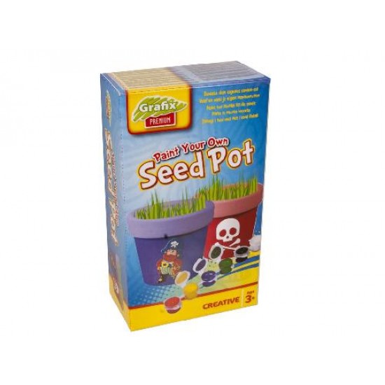 Radošais komplekts puķu podi Grafix Decorate Flower Pots 160144
