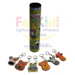 Radošais komplekts - atslēgu piekariņi Grafix Fun Tubes Keyrings 160559