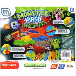 Grīdas spēle Grafix Monster Mash Crazy Domino Run Game 104pcs 166662