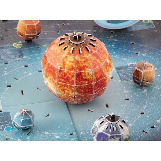 Puzle Saules sistēma 146 gab. Grafix Make Your Own Solar System - 3D puzzle - 146 pcs 200011