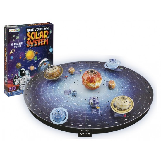 Puzle Saules sistēma 146 gab. Grafix Make Your Own Solar System - 3D puzzle - 146 pcs 200011
