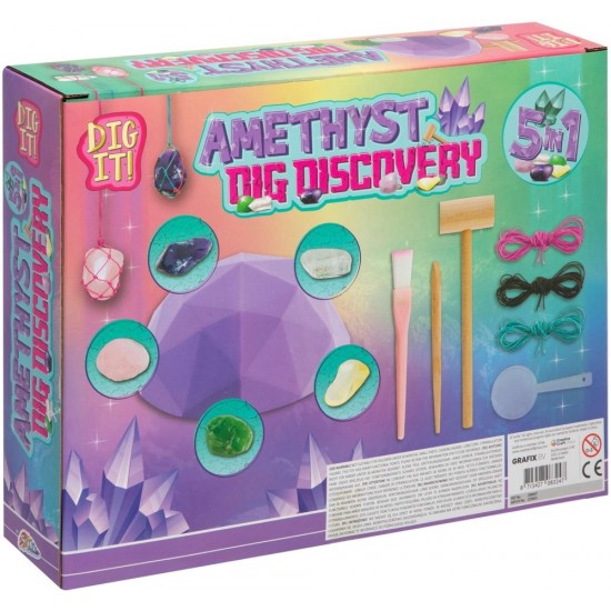 Arheologa komplekts Grafix Amethyst Dig Discovery 200047