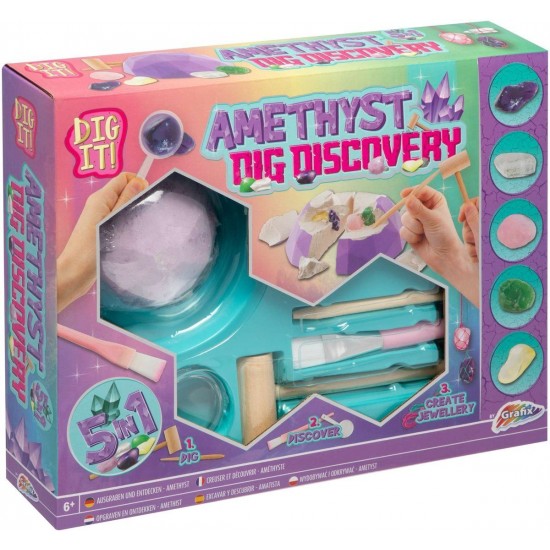Arheologa komplekts Grafix Amethyst Dig Discovery 200047