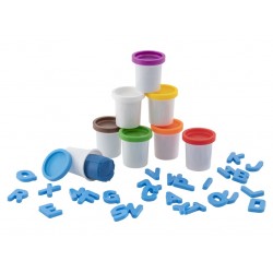 Veidošanas komplekts Grafix 8 Pack Dough (8x50g) + 26 letter shapes 210006