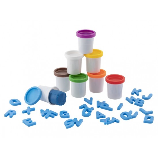 Veidošanas komplekts Grafix 8 Pack Dough (8x50g) + 26 letter shapes 210006