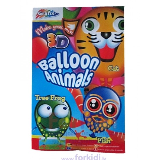 Radošais komplekts balonu dekorešanai Grafix Make Your Own Ballon Animals 250072