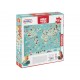 Puzle pasaules karte Grafix World Puzzle Map 96 pcs 400026