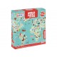 Puzle pasaules karte Grafix World Puzzle Map 96 pcs 400026