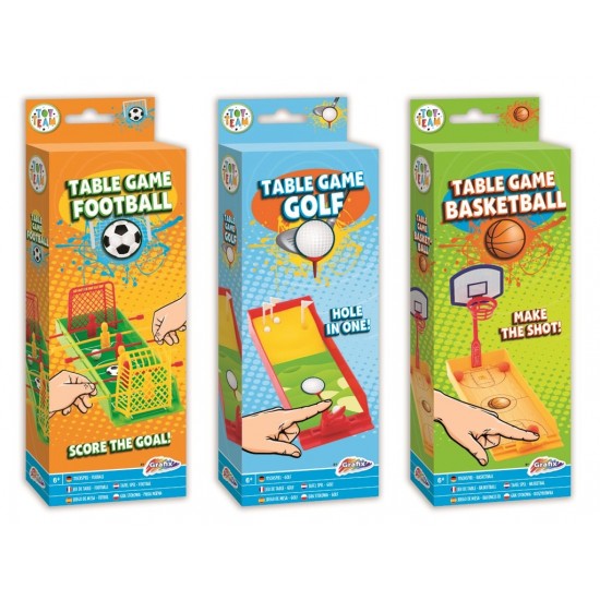 Spēle Grafix Table Sport Game, 3 ass.- Football/Golf/Basketball 550021