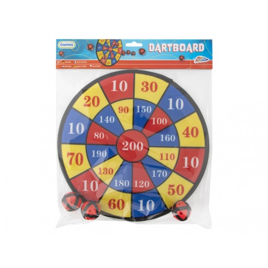 Sporta komplekts darts Grafix Dart Board, 2 ass. (29,5cm) + 3 balls 640007