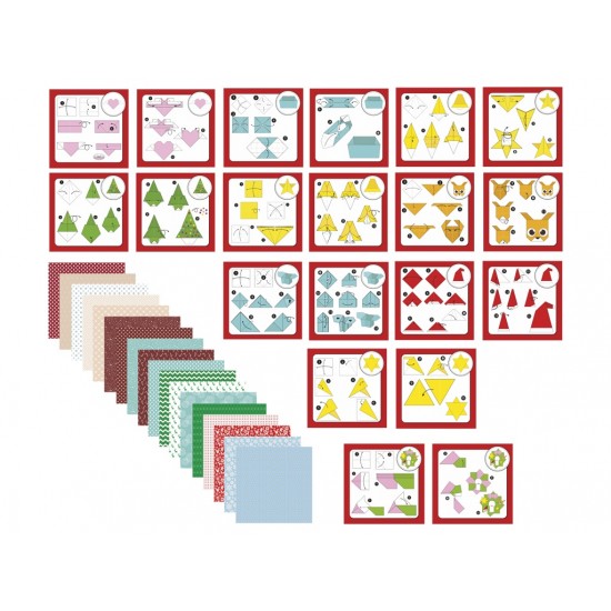 Radošais komplekts Grafix Origami Superpack Xmas CR0717K/19GE