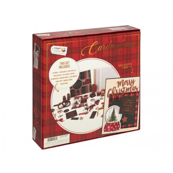 Radošais komplekts - apsveikuma kartiņas Grafix Cardmaking set Xmas CR1089K/GE