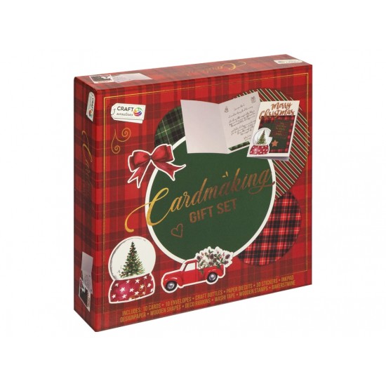 Radošais komplekts - apsveikuma kartiņas Grafix Cardmaking set Xmas CR1089K/GE