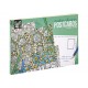 Radošais komplekts - apsveikuma kartiņas Grafix Cardmaking Set Colouring Book Postcards 20 sheets, 350 gsm, 2 ass CR1183/GE